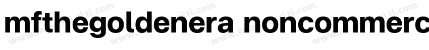 mfthegoldenera noncommercial light字体转换